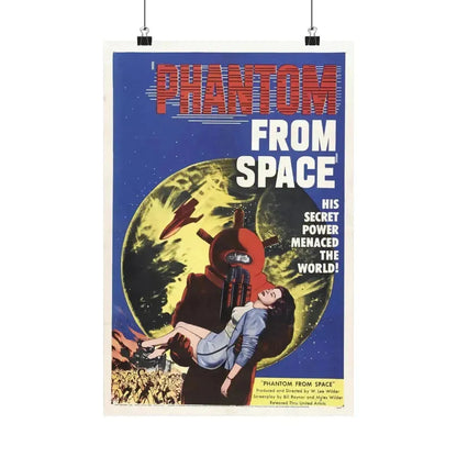PHANTOM FROM SPACE 1953 - Paper Movie Poster 12″ x 18″ Matte - The Sticker Space