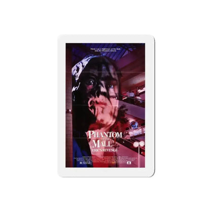 PHANTOM OF THE MALL 1989 Movie Poster - Refrigerator Magnet 5 Inch Die-Cut - The Sticker Space