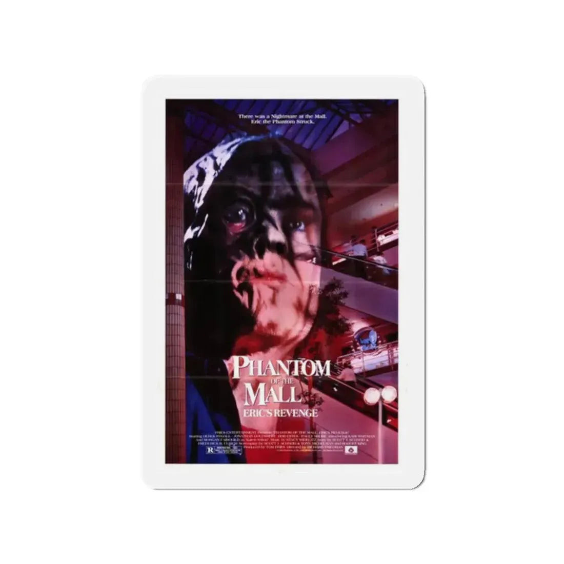 PHANTOM OF THE MALL 1989 Movie Poster - Refrigerator Magnet - The Sticker Space