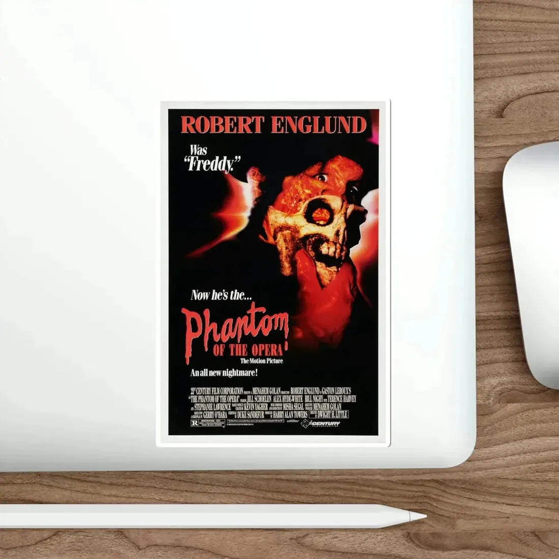 Phantom of the Opera 1989 Movie Poster STICKER Vinyl Die-Cut Decal - The Sticker Space