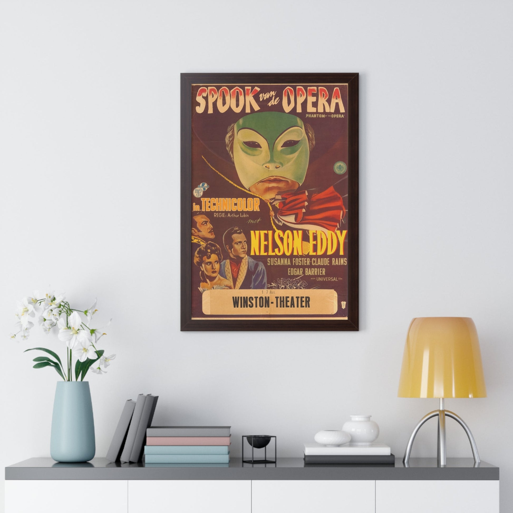 PHANTOM OF THE OPERA (DUTCH) 1943 - Framed Movie Poster-The Sticker Space