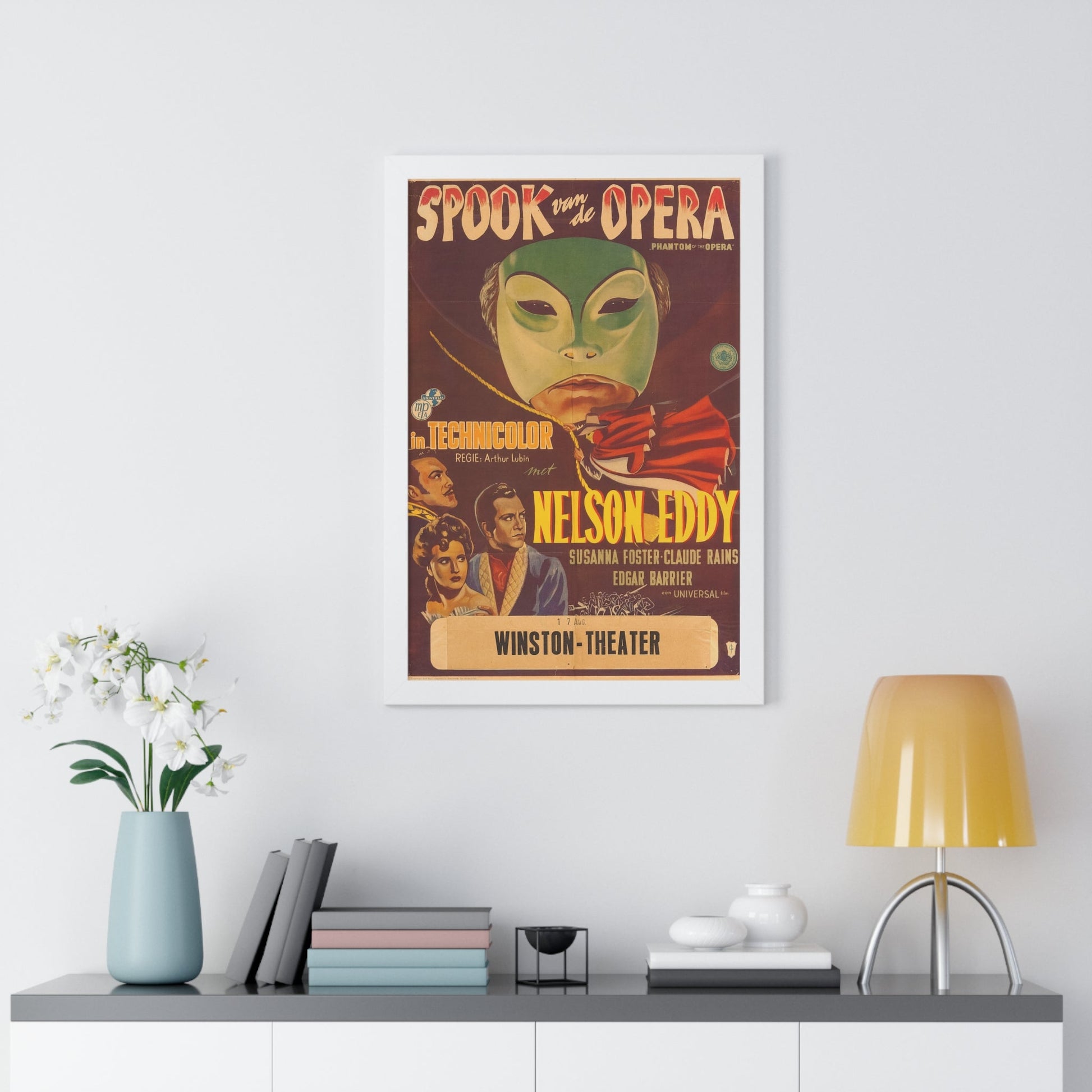 PHANTOM OF THE OPERA (DUTCH) 1943 - Framed Movie Poster-The Sticker Space