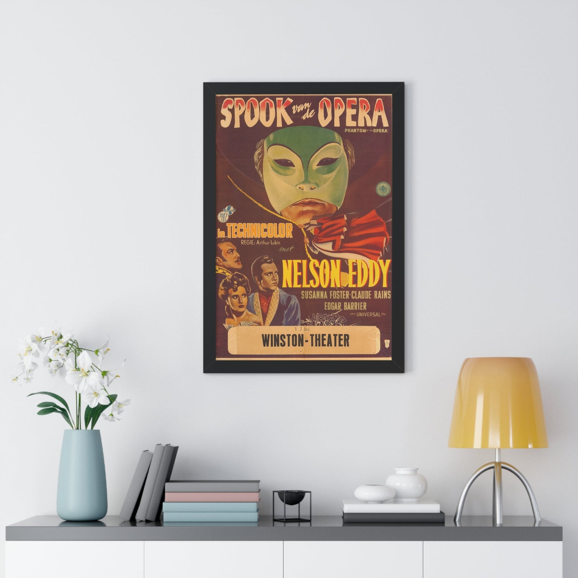 PHANTOM OF THE OPERA (DUTCH) 1943 - Framed Movie Poster-The Sticker Space