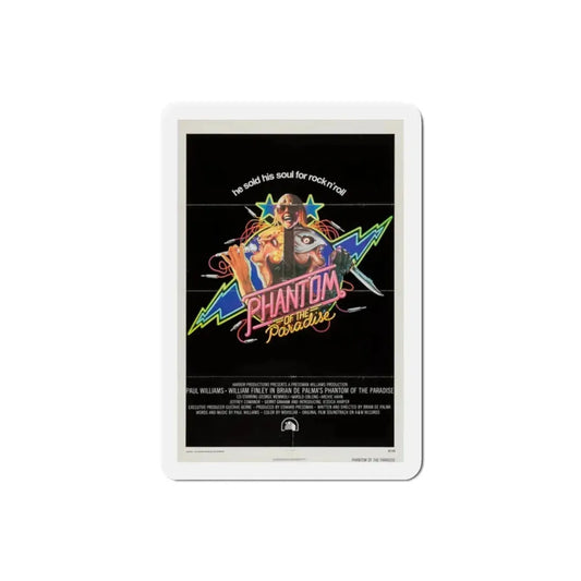 Phantom of the Paradise 1974 Movie Poster Refrigerator Magnet 2 Inch - The Sticker Space