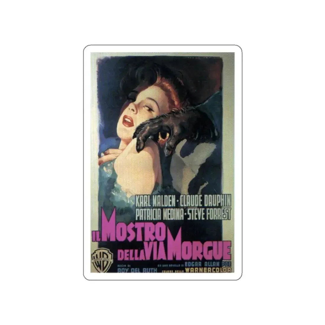 PHANTOM OF THE RUE MORGUE (2) 1954 Movie Poster STICKER Vinyl Die-Cut Decal 2 Inch - The Sticker Space