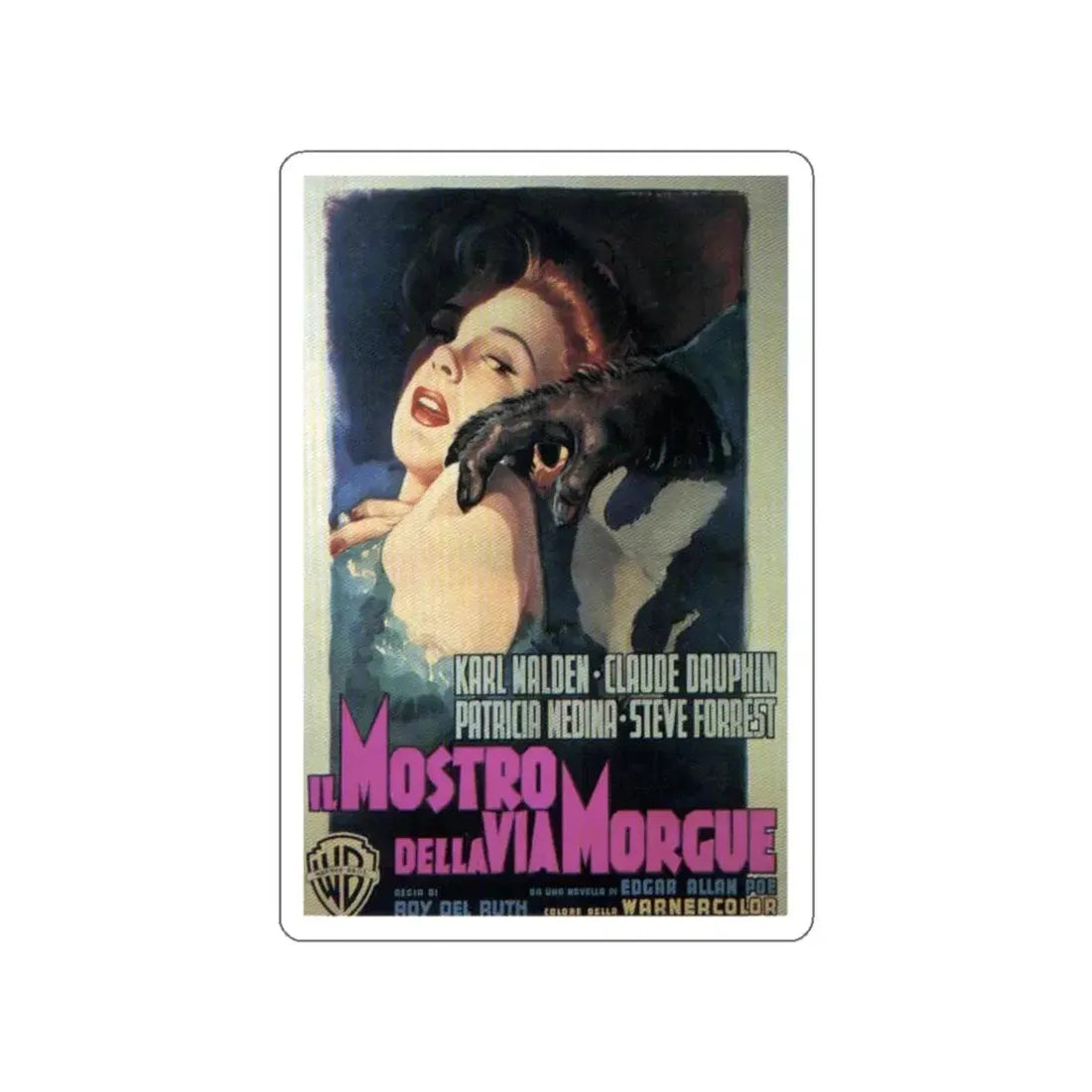 PHANTOM OF THE RUE MORGUE (2) 1954 Movie Poster STICKER Vinyl Die-Cut Decal 3 Inch - The Sticker Space