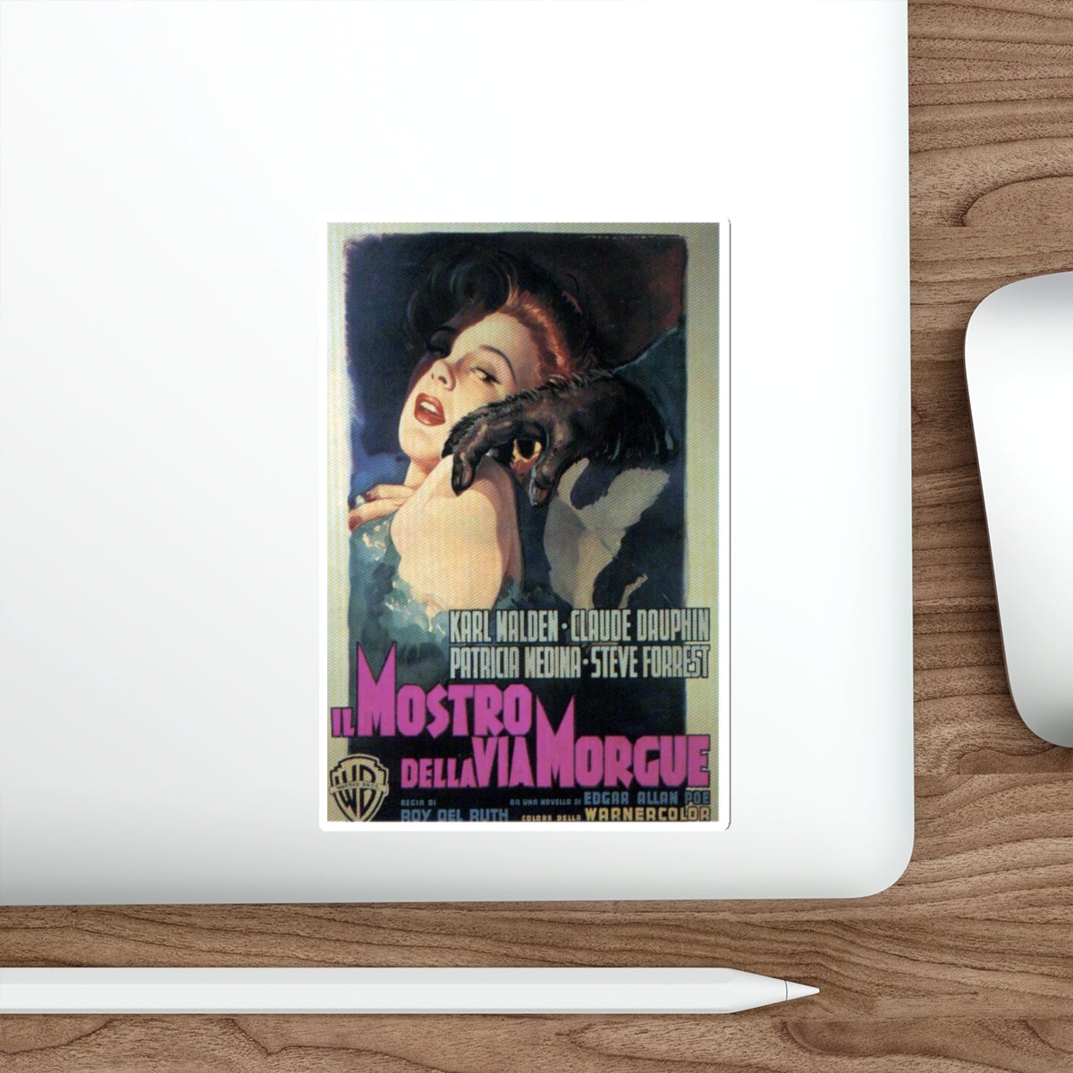 PHANTOM OF THE RUE MORGUE (2) 1954 Movie Poster STICKER Vinyl Die-Cut Decal-The Sticker Space