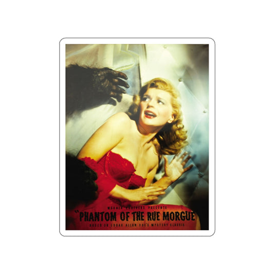 PHANTOM OF THE RUE MORGUE (3) 1954 Movie Poster STICKER Vinyl Die-Cut Decal-White-The Sticker Space