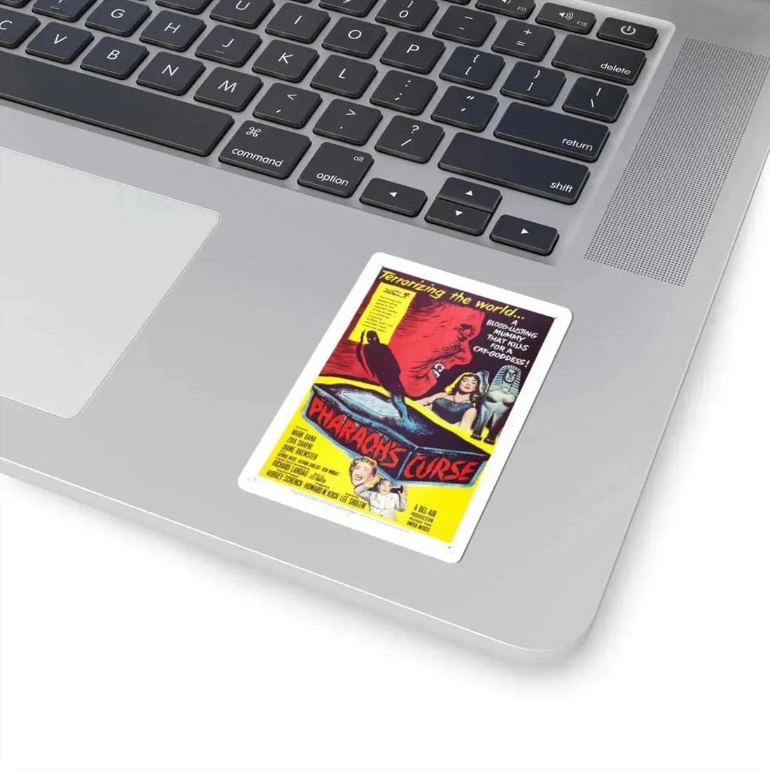 PHARAOH'S CURSE 1957 Movie Poster - STICKER Vinyl Kiss-Cut Decal - The Sticker Space