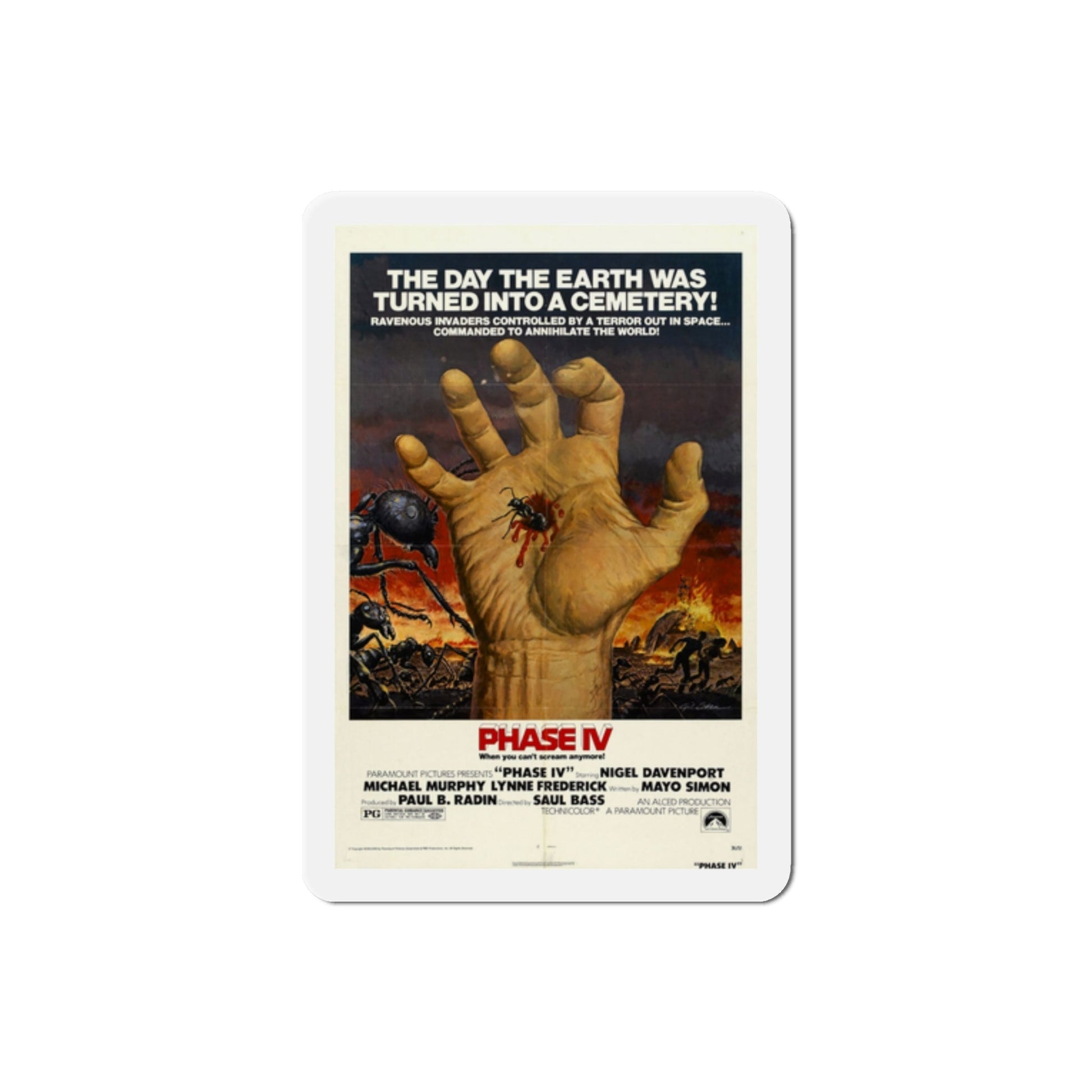 Phase IV 1974 Movie Poster Die-Cut Magnet-2 Inch-The Sticker Space