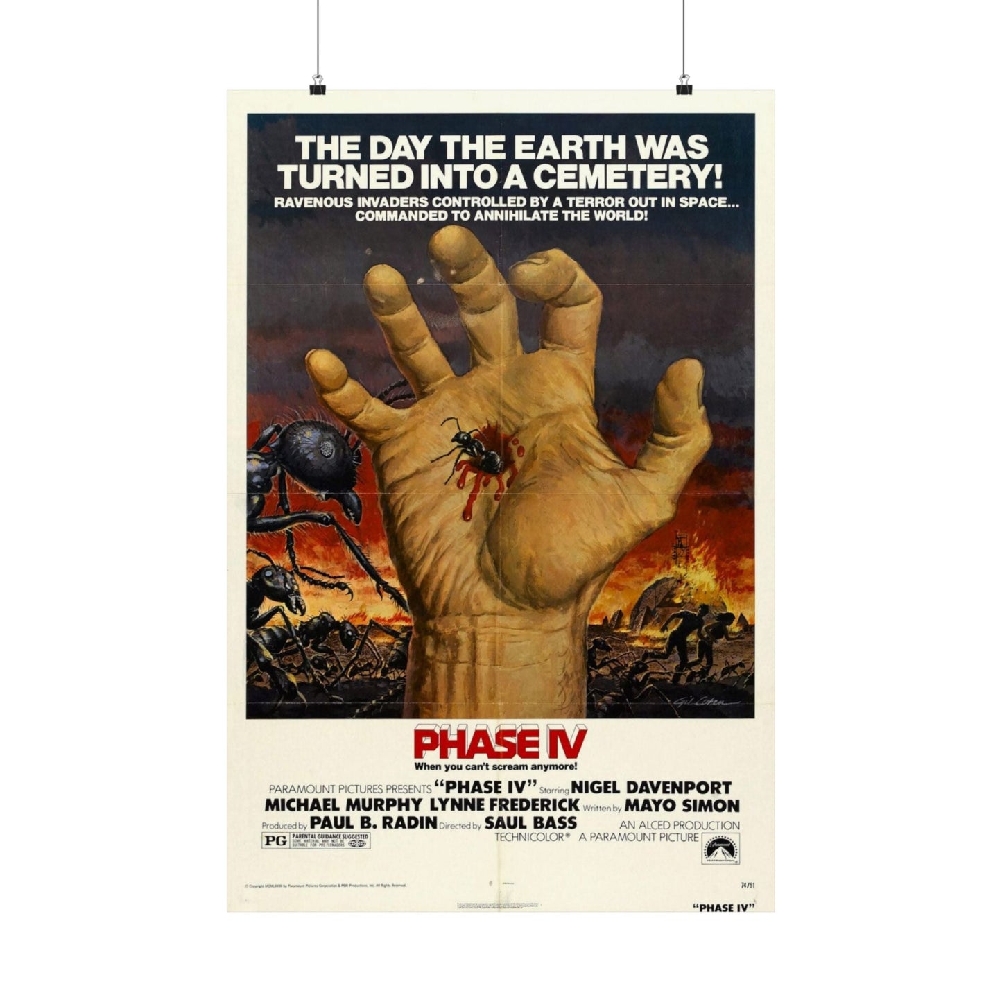 PHASE IV 1974 - Paper Movie Poster-24″ x 36″-The Sticker Space