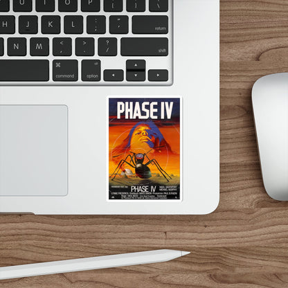 PHASE IV (GERMAN) 1974 Movie Poster STICKER Vinyl Die-Cut Decal-The Sticker Space