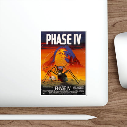 PHASE IV (GERMAN) 1974 Movie Poster STICKER Vinyl Die-Cut Decal-The Sticker Space