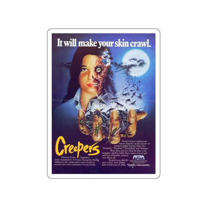 PHENOMENA (2) 1985 Movie Poster STICKER Vinyl Die-Cut Decal - The Sticker Space