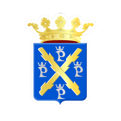 Philippe wapen (Belgium) (Coat of Arms) STICKER Vinyl Kiss-Cut Decal 2 Inch White - The Sticker Space