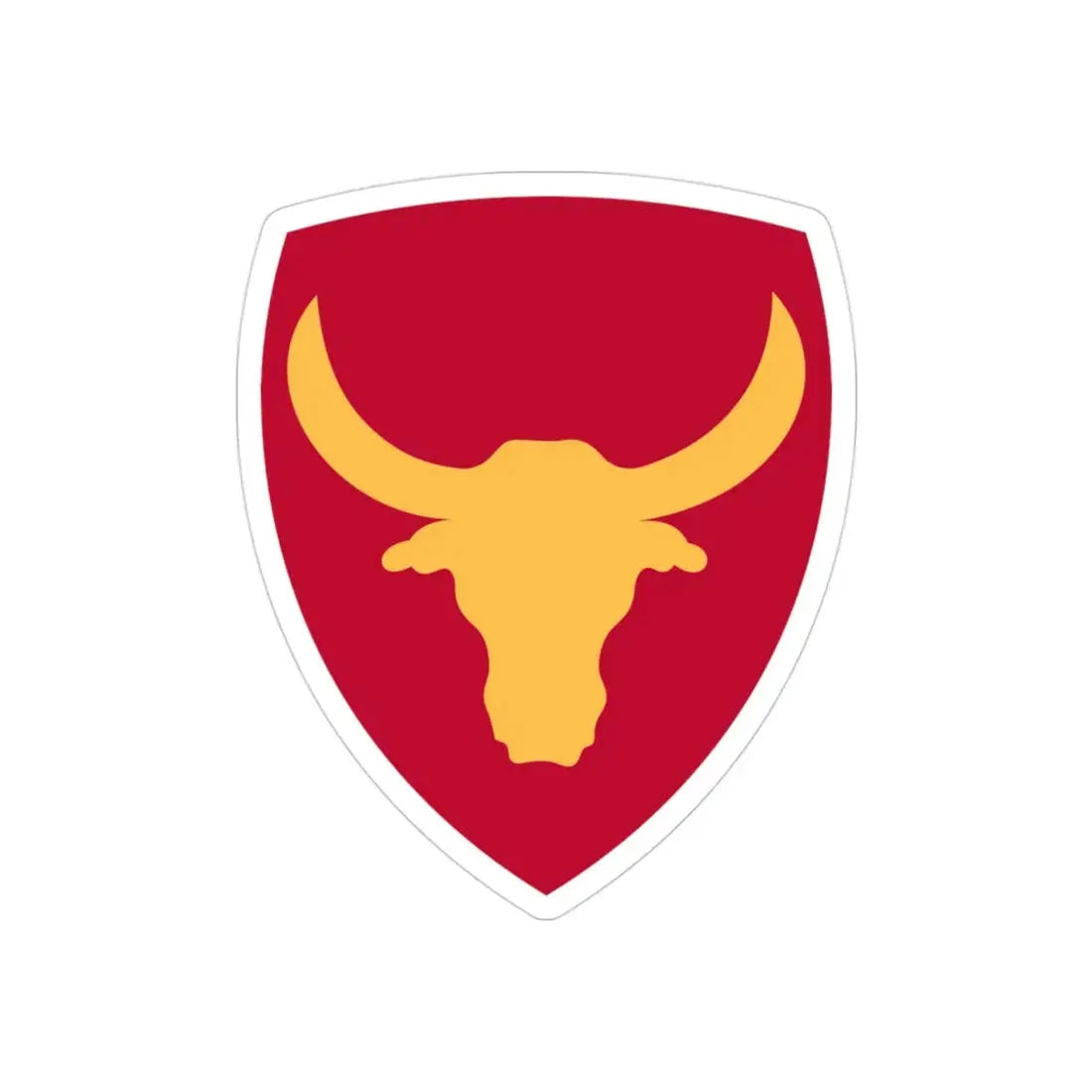 Philippine Combat Headquarters (U.S. Army) REVERSE PRINT Transparent Die-Cut STICKER - The Sticker Space