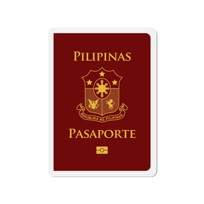 Philippine Passport - Die-Cut Magnet-3" x 3"-The Sticker Space