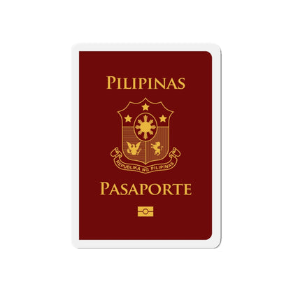 Philippine Passport - Die-Cut Magnet-5" x 5"-The Sticker Space