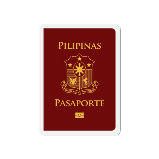 Philippine Passport - Die-Cut Magnet-6 × 6"-The Sticker Space