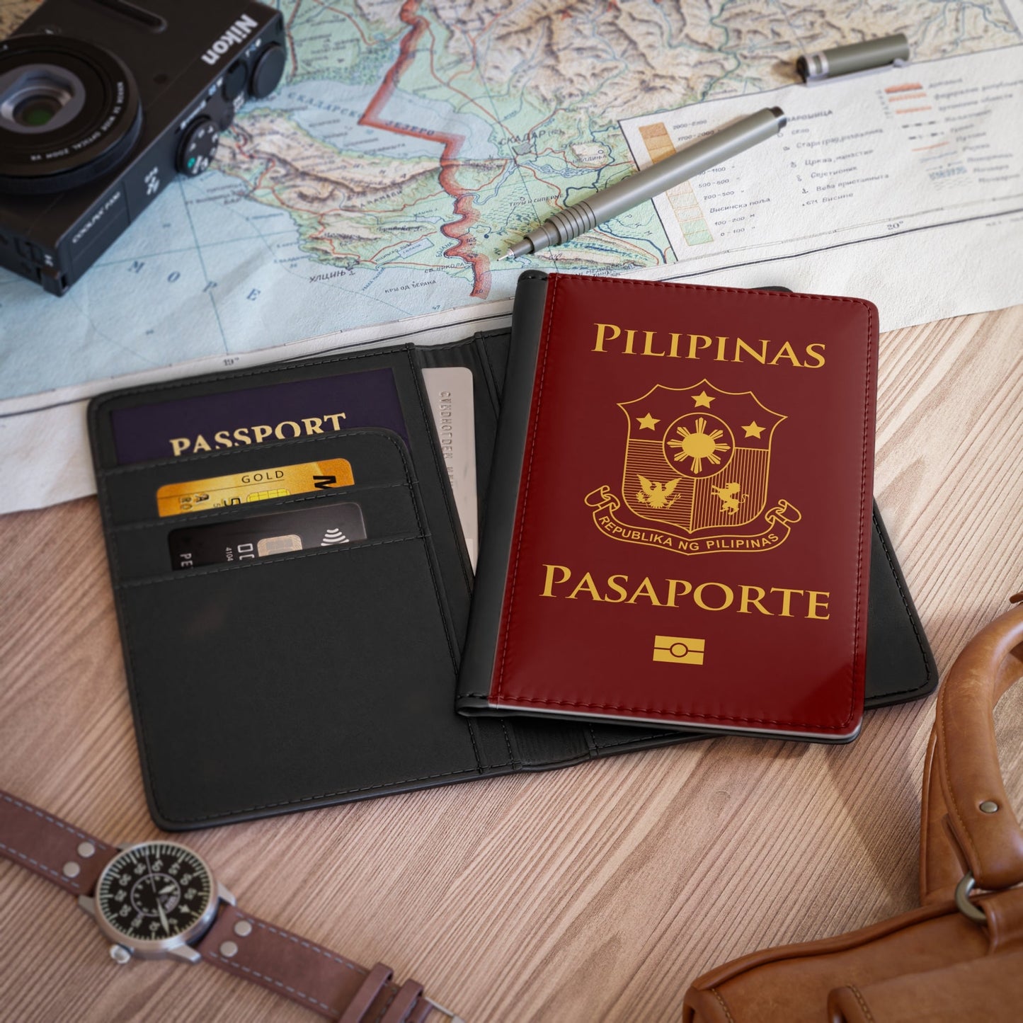 Philippine Passport - Passport Holder-3.9" x 5.8"-The Sticker Space