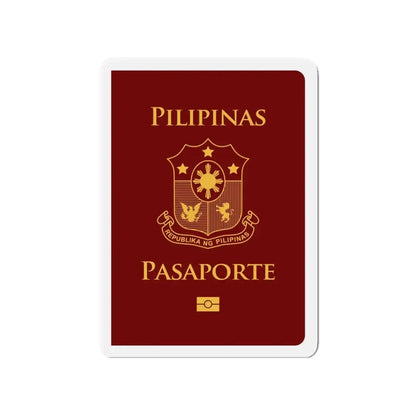 Philippine Passport - Refrigerator Magnet 4 Inch - The Sticker Space