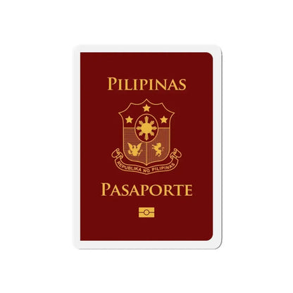 Philippine Passport - Refrigerator Magnet 6 Inch - The Sticker Space
