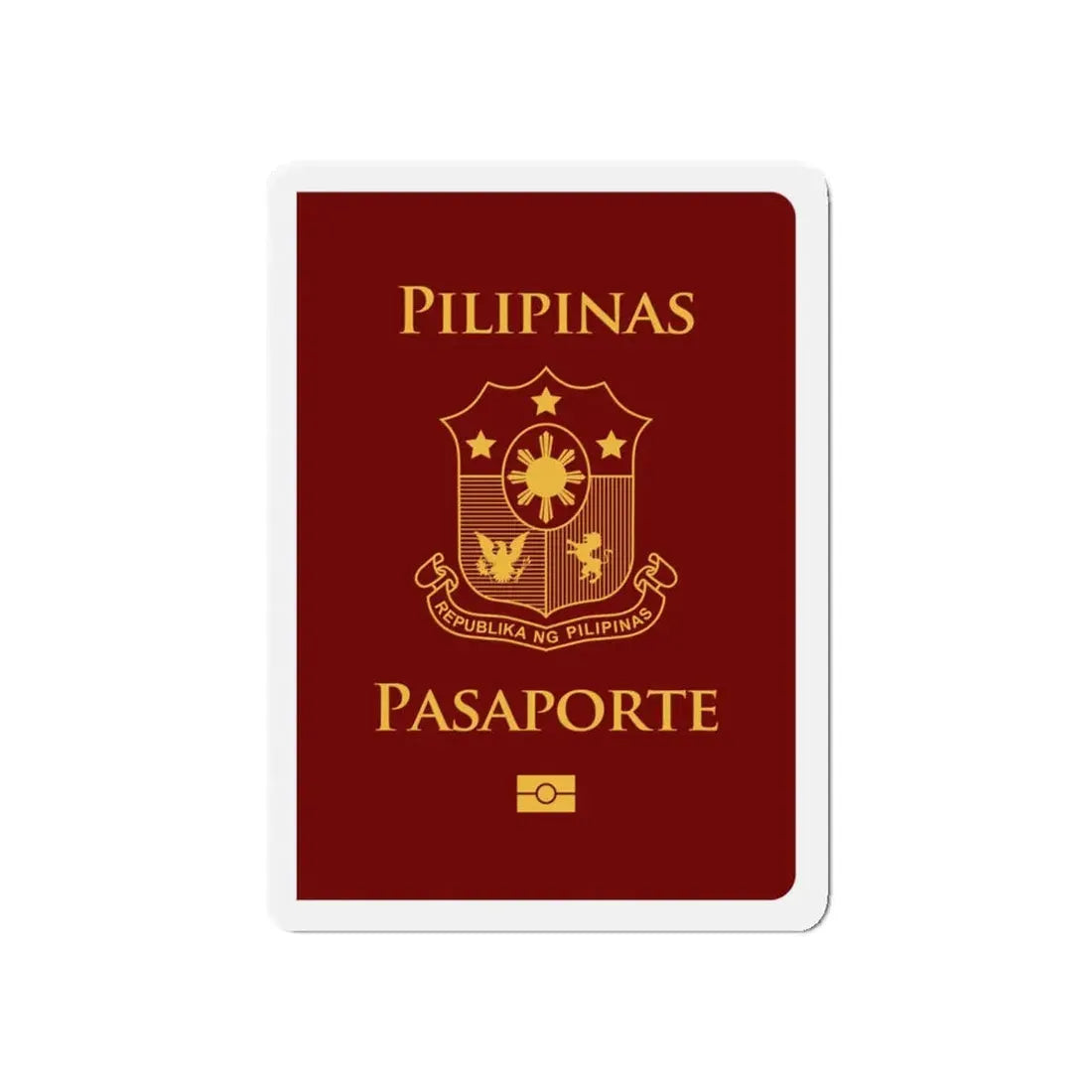 Philippine Passport - Refrigerator Magnet - The Sticker Space