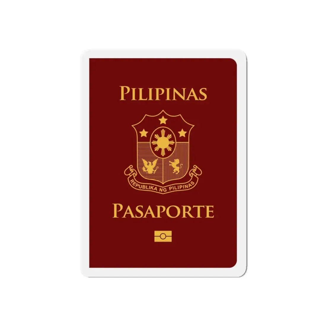 Philippine Passport - Refrigerator Magnet - The Sticker Space