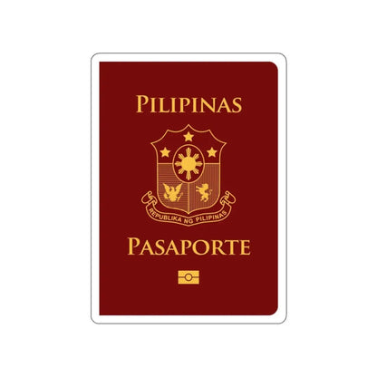 Philippine Passport STICKER Vinyl Die-Cut Decal - The Sticker Space