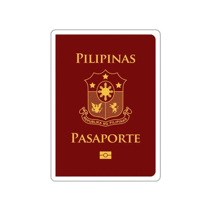 Philippine Passport STICKER Vinyl Die-Cut Decal - The Sticker Space