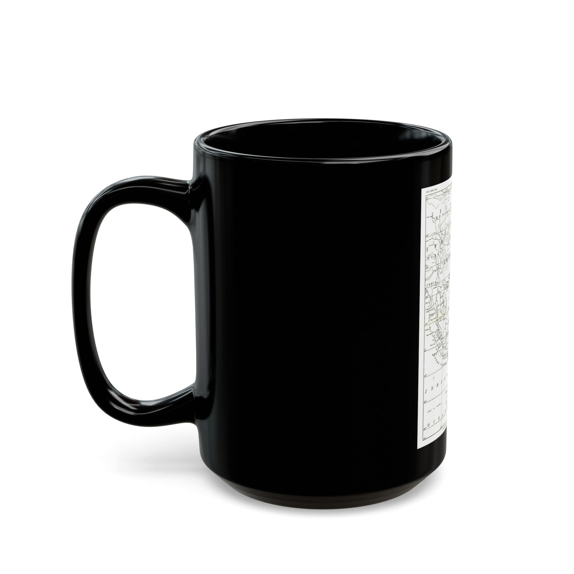 Philippines, The (1900) (Map) Black Coffee Mug-The Sticker Space