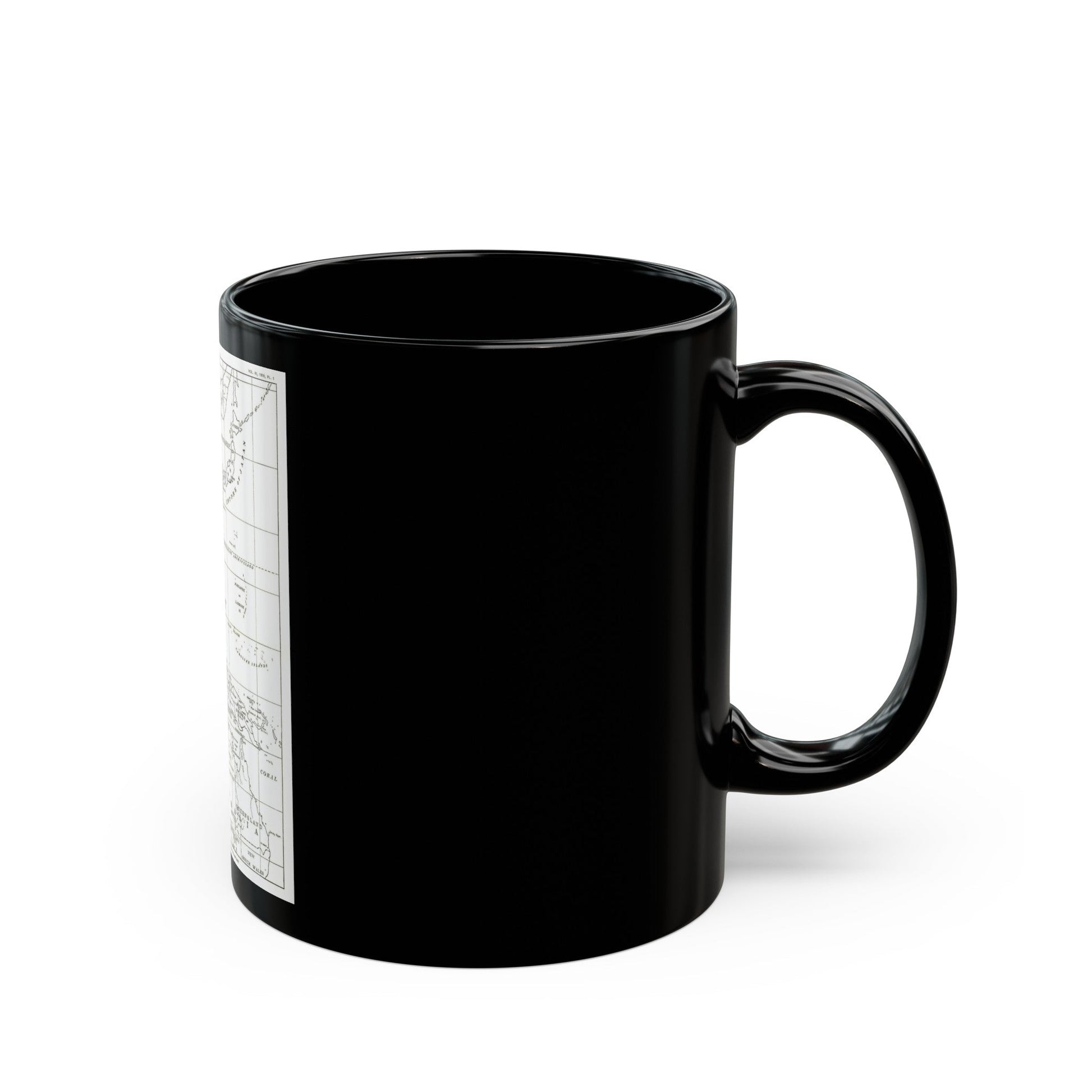 Philippines, The (1900) (Map) Black Coffee Mug-The Sticker Space