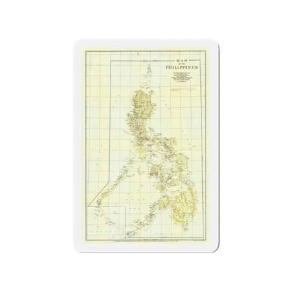 Philippines, The (1905) (Map) Refrigerator Magnet 2 Inch Die-Cut - The Sticker Space