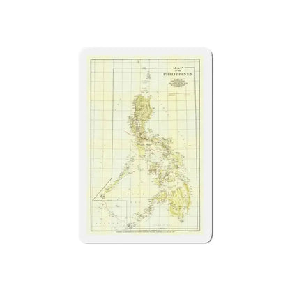 Philippines, The (1905) (Map) Refrigerator Magnet 5 Inch Die-Cut - The Sticker Space