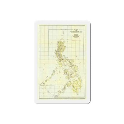 Philippines, The (1905) (Map) Refrigerator Magnet 6 Inch Die-Cut - The Sticker Space