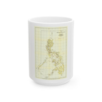 Philippines, The (1905) (Map) White Coffee Mug-15oz-The Sticker Space