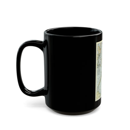 Philippines, The (1945) (Map) Black Coffee Mug-The Sticker Space