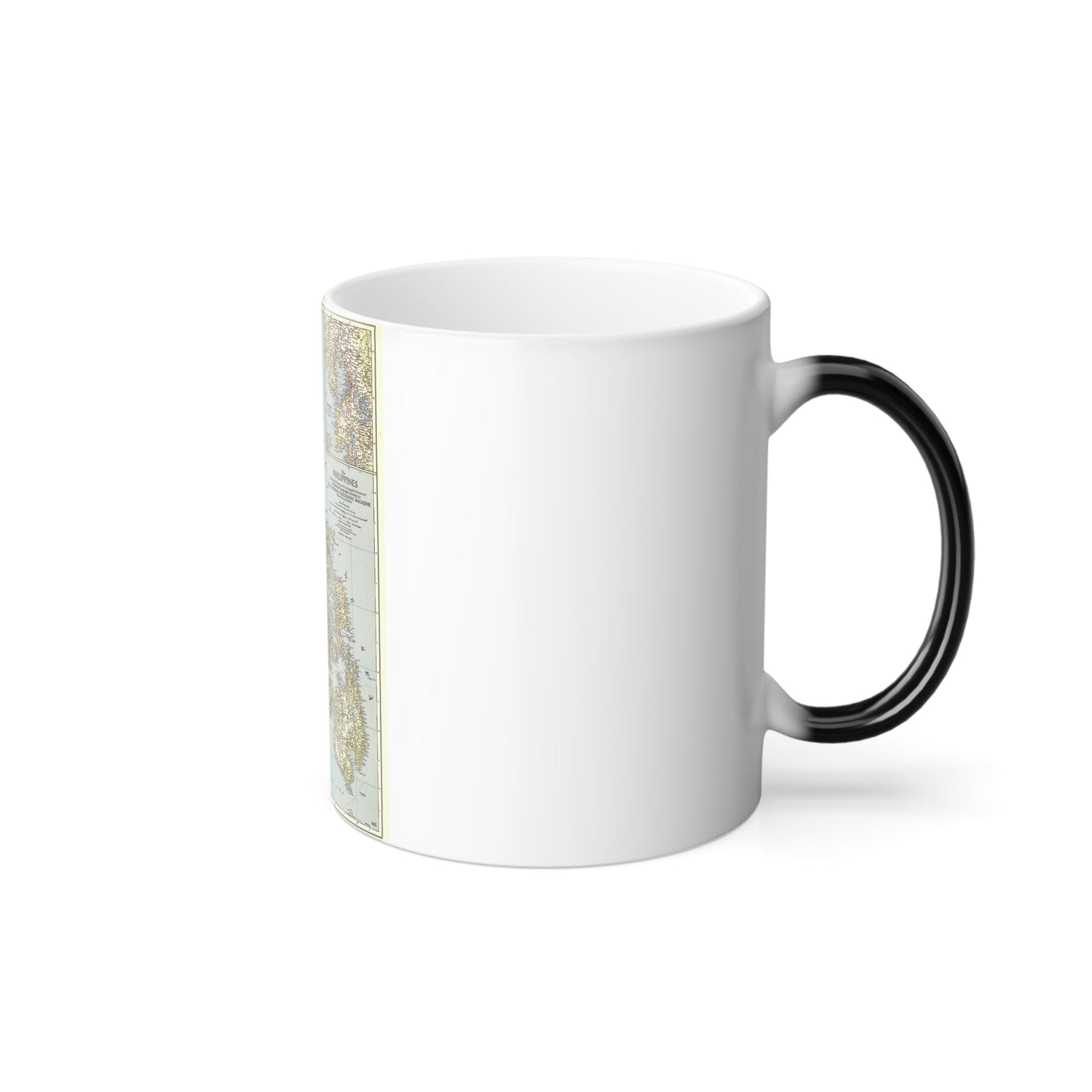 Philippines, The (1945) (Map) Color Changing Mug 11oz-11oz-The Sticker Space