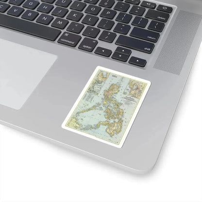 Philippines, The (1945) (Map) STICKER Vinyl Kiss-Cut Decal - The Sticker Space