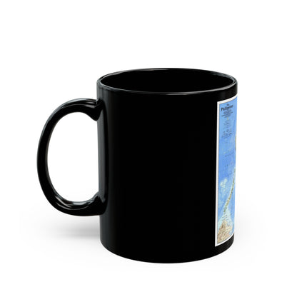 Philippines, The (1986) (Map) Black Coffee Mug-The Sticker Space