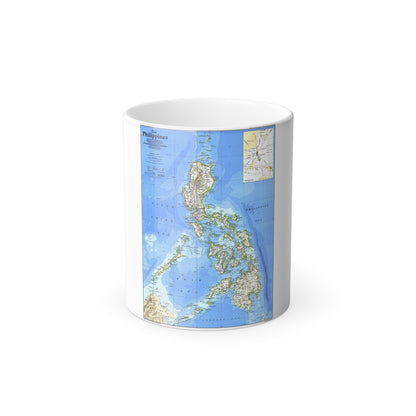 Philippines, The (1986) (Map) Color Changing Mug 11oz-11oz-The Sticker Space