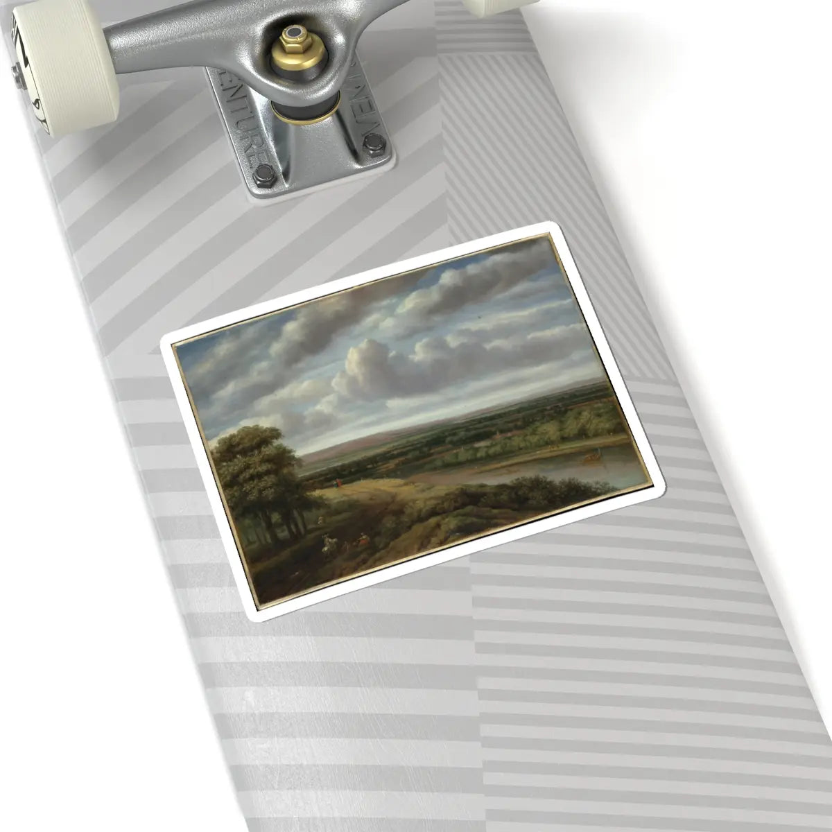 SKU:TSS-STICK-PHLKNN-6X6-2 Sizes:6" × 6" Types:White