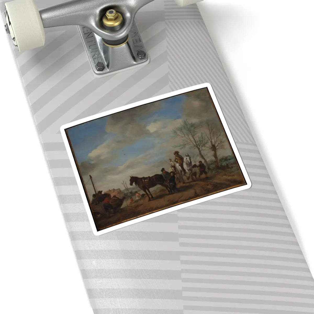 SKU:TSS-STICK-PHLWWR-6X6-1N2DE Sizes:6" × 6" Types:White
