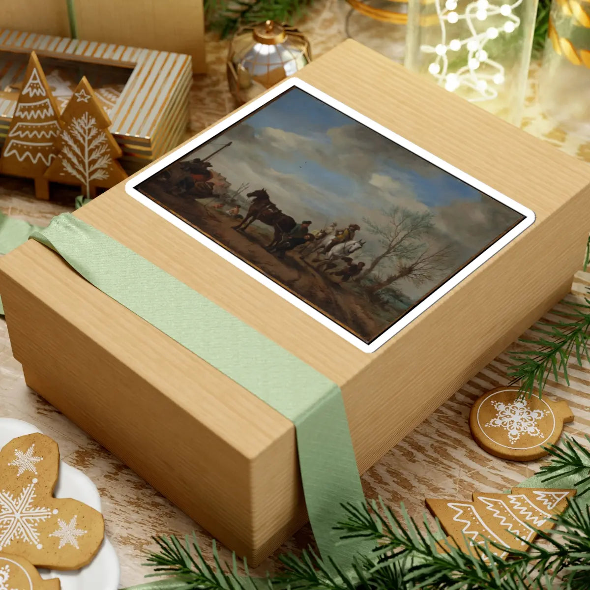 SKU:TSS-STICK-PHLWWR-6X6-1N2DE Sizes:6" × 6" Types:White