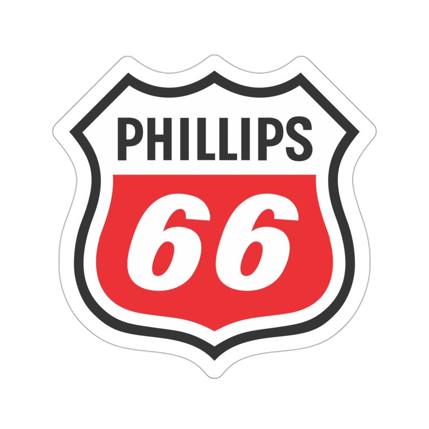 Phillips 66 Logo STICKER Vinyl Die-Cut Decal-3 Inch-The Sticker Space
