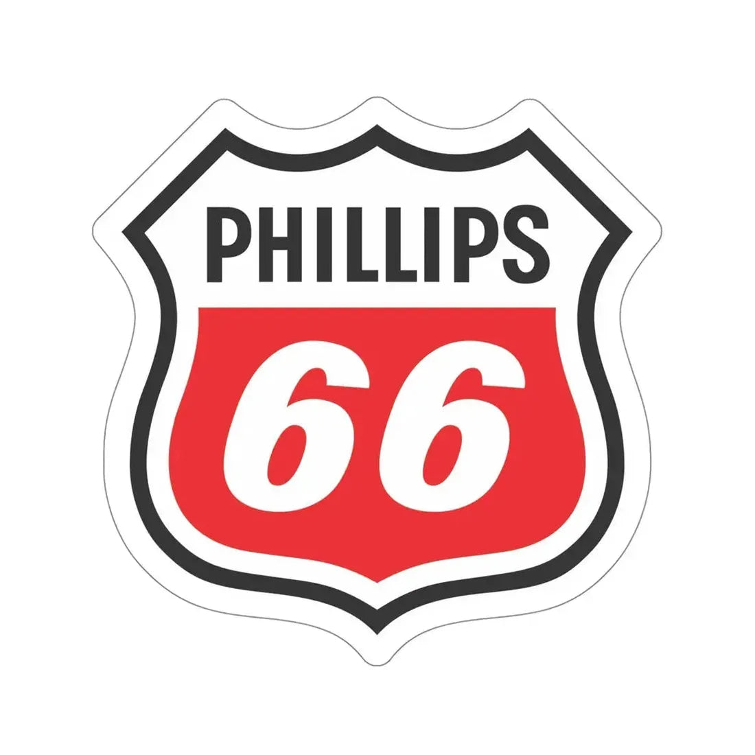 Phillips 66 Logo STICKER Vinyl Die-Cut Decal 5 Inch - The Sticker Space