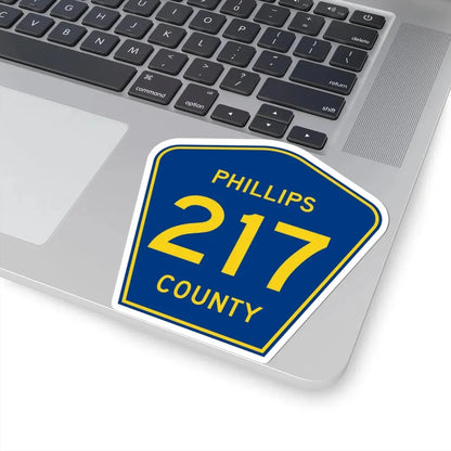 Phillips County Route 217 AR (Arkansas) (Road Sign) STICKER Vinyl Kiss-Cut Decal - The Sticker Space