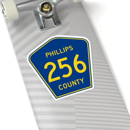 Phillips County Route 256 AR (Arkansas) (Road Sign) STICKER Vinyl Kiss-Cut Decal - The Sticker Space