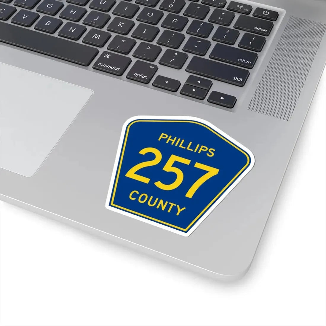 Phillips County Route 257 AR (Arkansas) (Road Sign) STICKER Vinyl Kiss-Cut Decal - The Sticker Space