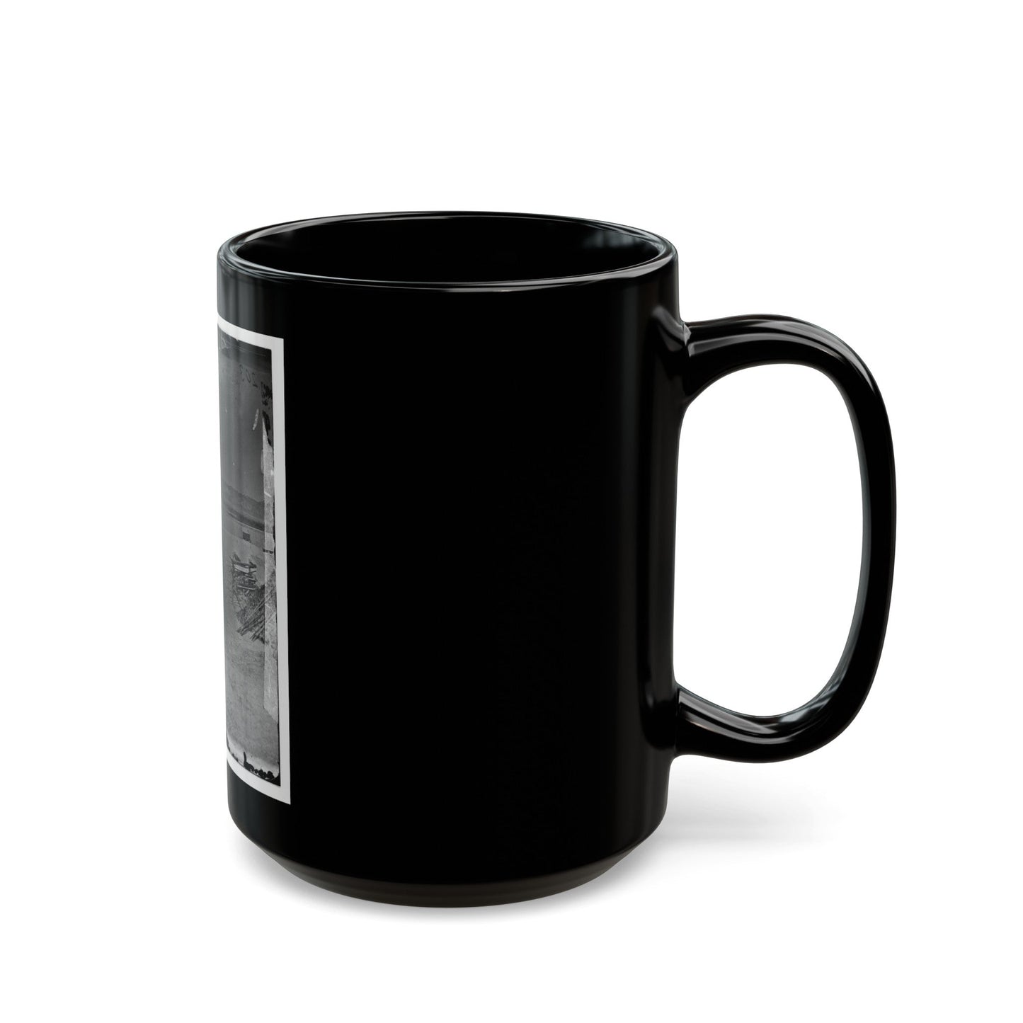 Phillips Island, S.C. Fort Beauregard (U.S. Civil War) Black Coffee Mug-The Sticker Space